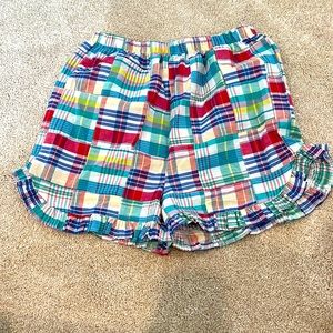 Kelly’s Kids madras plaid shorts size 10-12